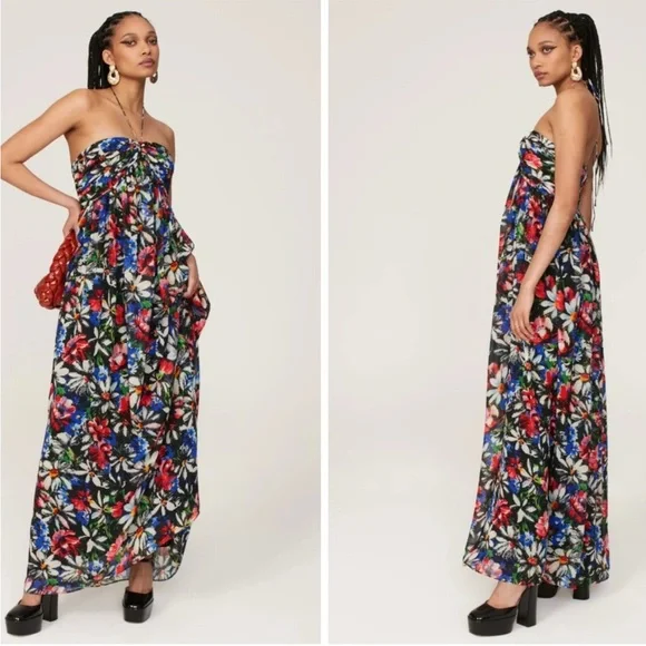 Ronny Kobo Avril Maxi Floral Maxi Dress - Picture 2 of 6